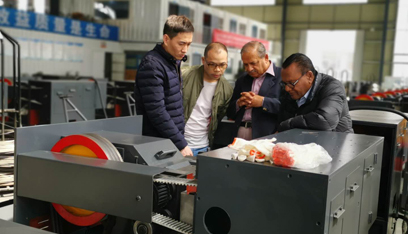 UAE customers visited nail making machine factory